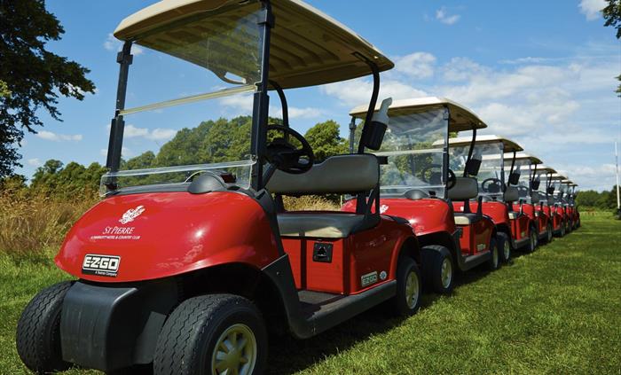 Golf Buggies at St Pierre